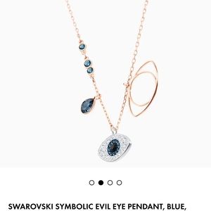 Swarovski Symbolic Evil Eye Necklace